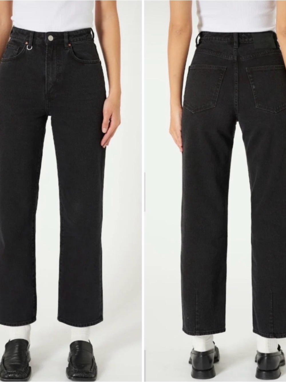 NEUW Edie Straight Jeans - Black Earth
